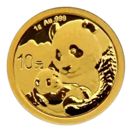 1 gram Chinese Gold Panda (Random Years)