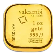 1 Ounce Valcambi Cast Gold Bar
