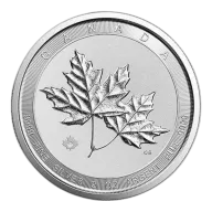 2 Oz Silver Twin Maple Random Year (Circulated) - Royal Canadian Mint