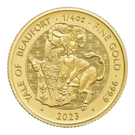 2023 Tudor Beasts Yale of Beaufort 1/4oz Gold Coin