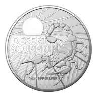 2022 1 Oz Australia's Most Dangerous Desert Scorpion(Inc Capsule) - Royal Australian Mint