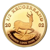 1/2 oz South African Mint Krugerrand Gold Coin