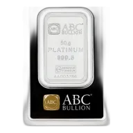 ABC 50g Platinum Minted Bar