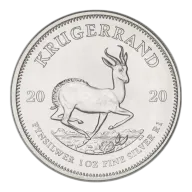 Generic Bullion Silver Bullion - 1 Oz Krugerrand Coin - ASSORTED YEARS