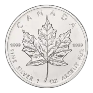 Generic Bullion Silver Bullion - 1 Oz Maple Coin ASSORTED YEARS