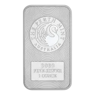 Perth Mint Rectangle Silver Bullion - 1 Oz
