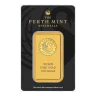 Perth Mint Gold Minted Bullion - 100 Grams