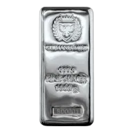 1kg (1000g) Germania Mint Silver Cast Bars