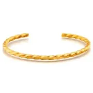 1 oz Nebü 24K Gold Bullion Twist Bangle
