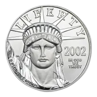 2002 Platinum American Eagle One Ounce