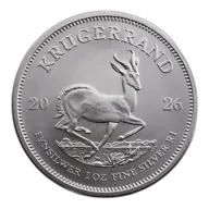 2026 1 oz South African Silver Krugerrand Coin BU