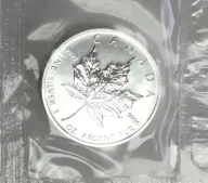 2005 1 Oz Canadian Silver Maple Leaf (Flex Sealed)