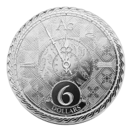 2020 $6 Chronos 1oz .9999 Silver BU Coin