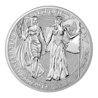 2019 Allegories Germania and Columbia 1oz Silver BU Coin