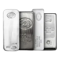 100 Oz Silver Bar - Secondary Market (.999+ Fine)