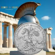 Silvertowne Mint 1oz Legendary Warrior Alexander The Great Silver Round in Capsule (1oz)