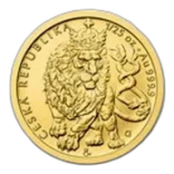 2026 Niue 1/25 oz Gold Czech Lion BU