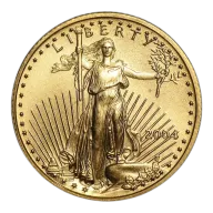 2004 $5 American Gold Eagle 1/10 oz Brilliant Uncirculated