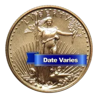 $5 American Gold Eagle 1/10 oz Random Year Brilliant Uncirculated