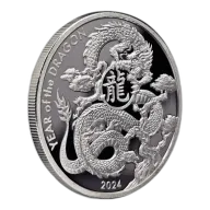 1 oz Lunar Silver Round