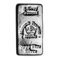 5 oz Hand Poured Silver Bar - MPM