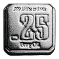 1/4 oz Silver Bar - Secondary Market