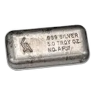 5 oz Silver Bar - Golden Analytical