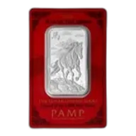 2026 1 oz Silver Bar - PAMP Suisse Year of the Horse (In Assay)
