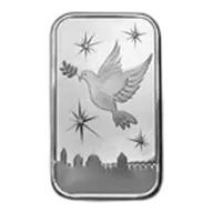 1 oz Silver Bar - Holy Land Mint (Dove of Peace)