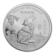 1 oz Silver Round - APMEX (2023 Year of the Rabbit)
