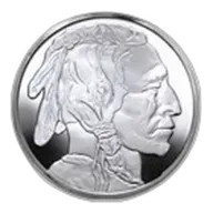 5 oz Silver Round - Buffalo