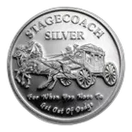 1 oz Silver Round - Stagecoach (Fractional)