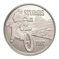 1 oz Silver Art Round - Vintage Motorcycle (Random Motif)