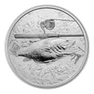 1 oz Silver Round - Gun & Rod (Bass)
