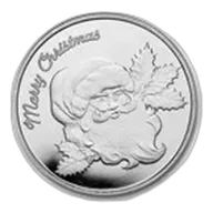 1 oz Silver Round - Santa