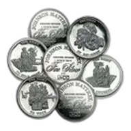 1 oz Silver Round - Johnson Matthey (Random Motif)