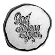 1/2 oz Hand Poured Lucky Pieces - 9Fine Mint (God Bless You)