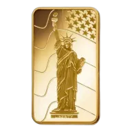 1oz PAMP Gold Bar - Liberty