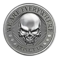 2 oz UHR Silver Round - Deuce Head Four Skull
