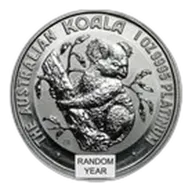 Australia 1 oz Platinum Koala BU (Random Year)