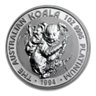 1994 Australia 1 oz Platinum Koala BU