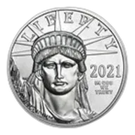 2021 1 oz American Platinum Eagle Coin BU