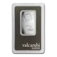 1 oz Platinum Bar - Valcambi (In Assay)