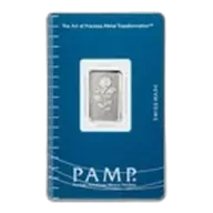 5 gram Platinum Bar - PAMP Suisse Rosa (In Assay)