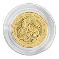 The Royal Tudor Beasts 2026 Royal Dragon 1/4oz Gold Bullion Coin