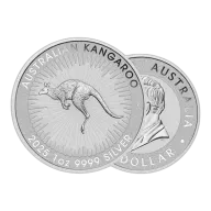 1oz Silver Coin 2025 Kangaroo - Perth Mint