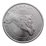 RCM 1oz Silver Predator Lynx - 2017