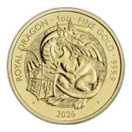 1 oz Tudor Beasts Gold Coin