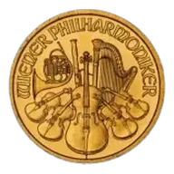 2009 Gold Bullion 0.1 Ounce Philharmonic Austrian Mint - Pre-Owned
