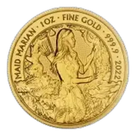 2022 Maid Marian 'Myths & Legends' 1 oz Gold Bullion Coin